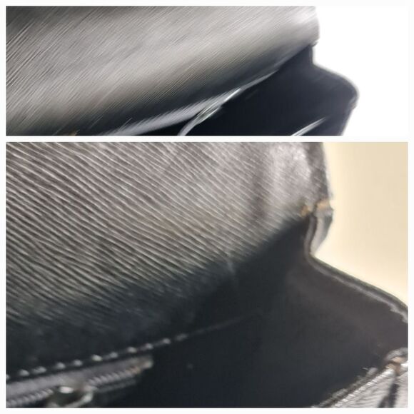 Yves Saint Laurent YSL Vintage Leather Shoulder Bag Black - Picture 16 of 16